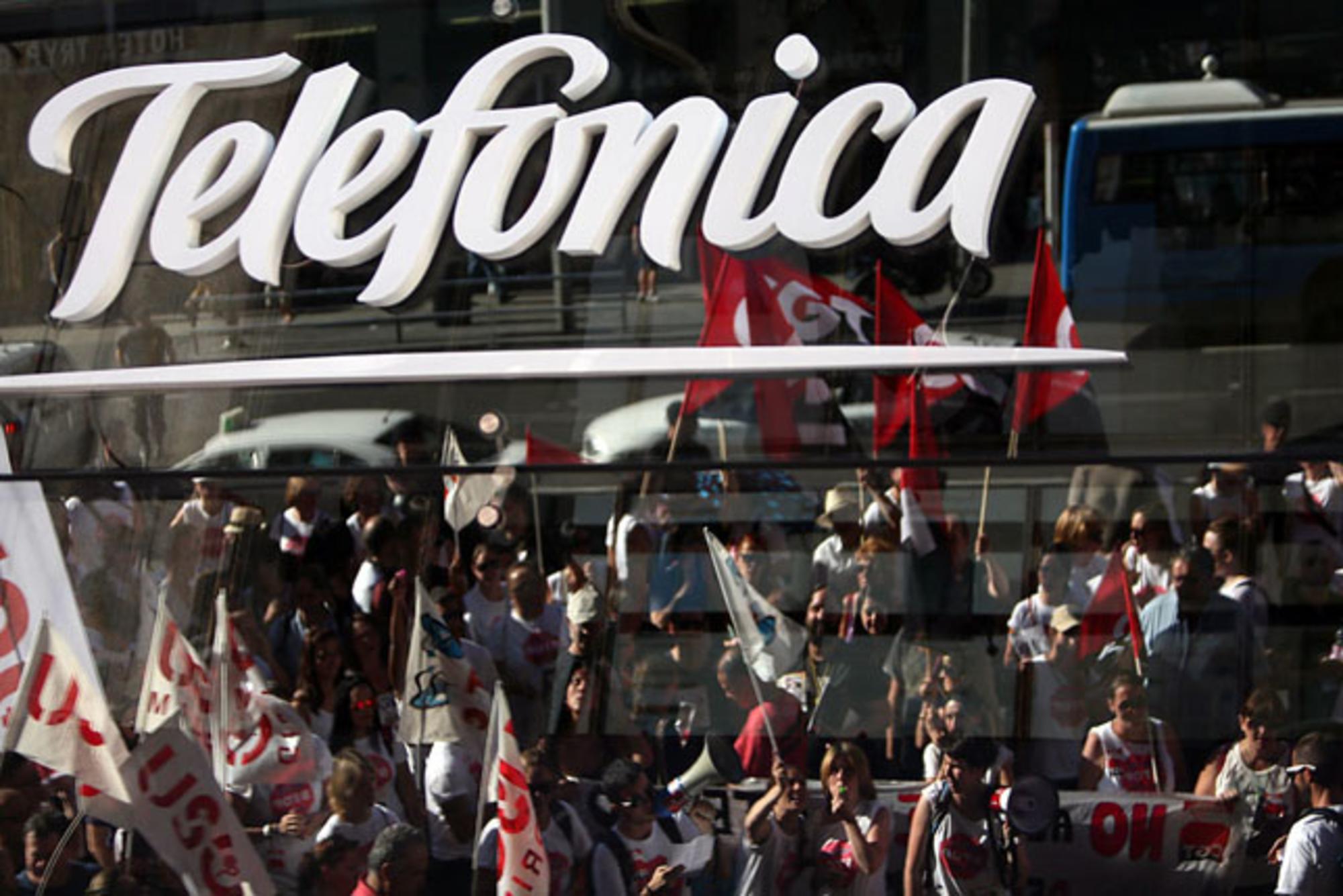 Huelga en Telefónica